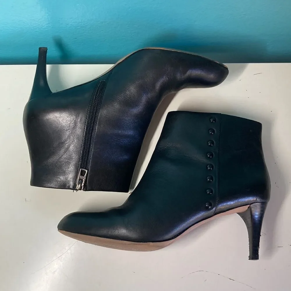 Coach Hickory Black Leather  Boot 10B   40 EU  Womens 10 Narrow Width 3